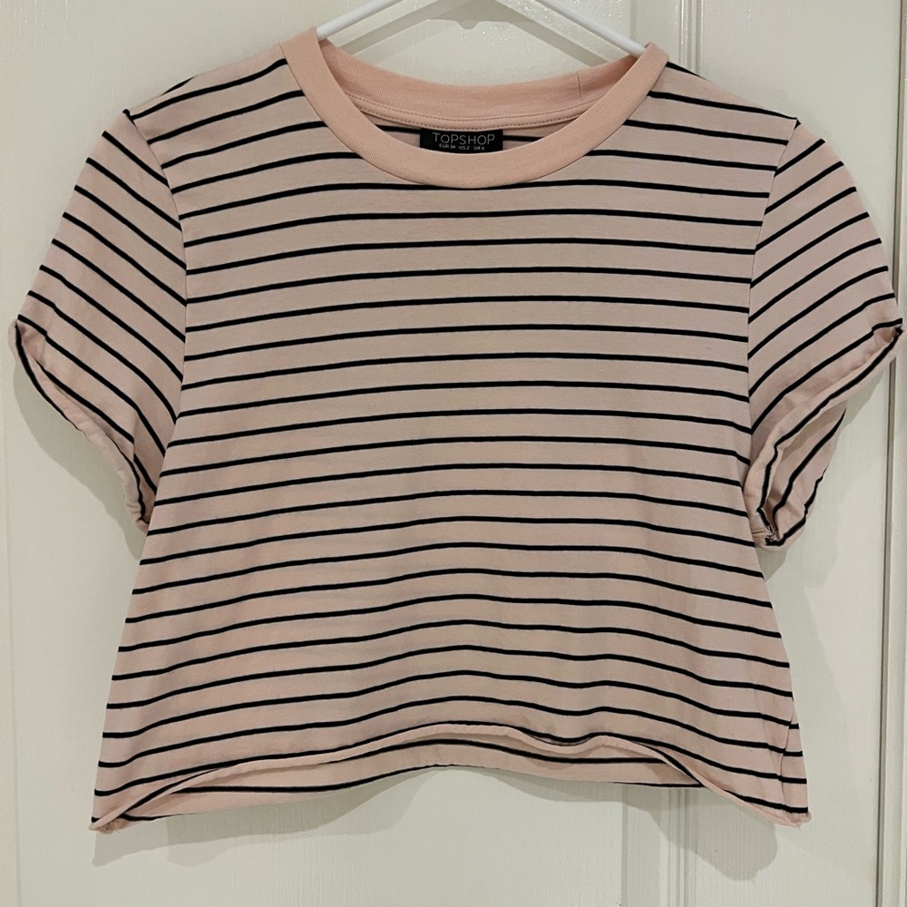Topshop Cropped T-shirt